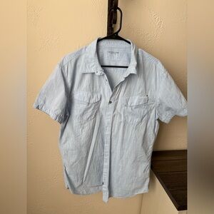 Calvin Klein Light Blue Casual Button Down Shirt